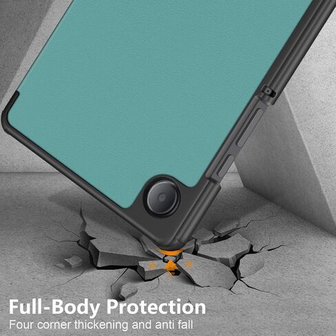 Tablet Travel Case Compatible with Samsung Galaxy Tab A9 8.7 Inch Model 2023 (SM-X110/SM-X115) Trifold Compatible with Smart Tablet, Ultra Slim and Lightweight, Poly Hard Back Case Cover in Saudi Arabia