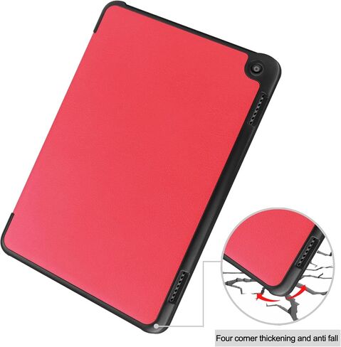 Tablet Travel Case Compatible with Kindle Fire HD 8 and Fire HD 8 Plus (2020,2022 Release), Case Compatible with Tri-fold Smart Tablet, Slim Multi-Angle Viewing Stand Case in Saudi Arabia