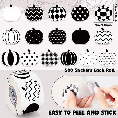 Autumn Squirrel Sticker Roll - 1000pcs Watercolor Fall Squirrel Waterproof Vinyl Reusable Laptop Sticker Coloring Book Scrapbook Water Bottle Page Activity Pad Birthday Party Favor Skateboard in Kuwait