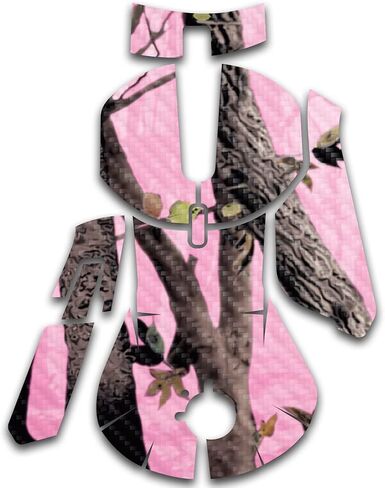 Mayyskins Carbon Carbon Confiber متوافق مع منافسة الفولاذ 5 ألعاب الماوس - Pink Tree Camo | واقي ، دائم من ألياف الكربون المحكم | من السهل تطبيق وتغيير الأنماط | صنع في الولايات المتحدة in Saudi Arabia