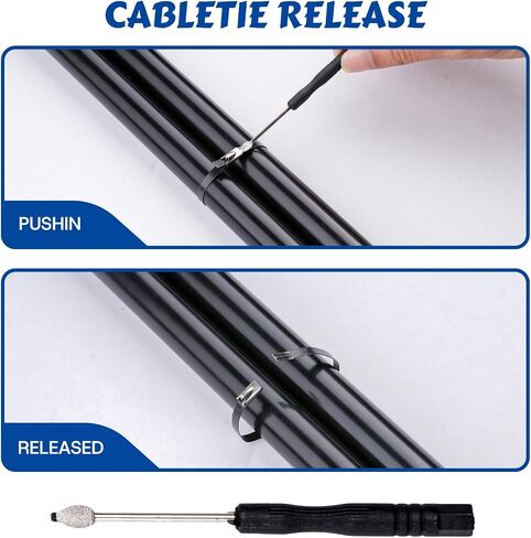Stainless Zip Ties Heavy Duty Outdoor Metal Zip Ties Gun Set Fastening Cable Gun Tool with 300 PCS Ties for Chain Link Fence, Exhaust Pipe, Farms, Poultry Fence in Saudi Arabia