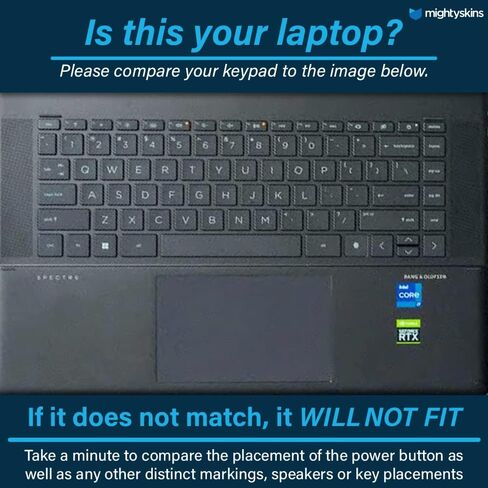 MightySkins Glossy Glitter Skin Compatible with HP Spectre X360 16" (2022) - Mass Extinction | Protective Durable High-Gloss Glitter Finish | Easy to Apply Remove and Change Styles | Made in The USA in Kuwait