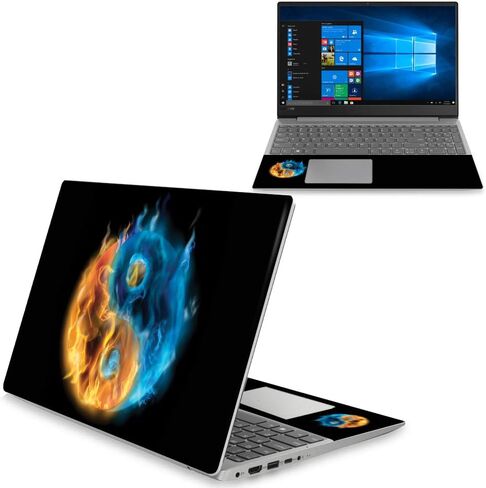 الجلد Mayyskins متوافق مع Lenovo Ideapad 330s 15 "(2018) - يين ويانغ | الحماية ، متينة ، وفري in Kuwait