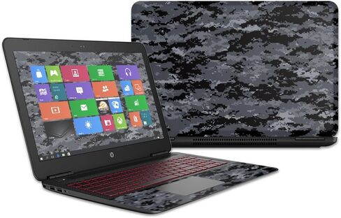 MightySkins Skin Compatible with HP OMEN Laptop 15t (2016) wrap Cover Sticker Skins Digital Camo in Saudi Arabia