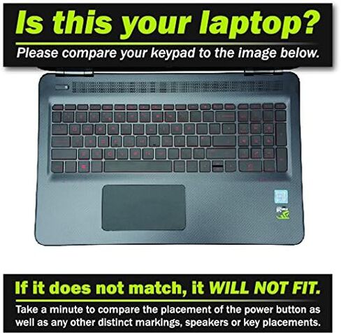 MightySkins Skin Compatible with HP OMEN Laptop 15t (2016) wrap Cover Sticker Skins Digital Camo in Saudi Arabia