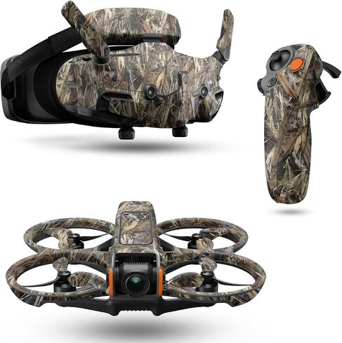 DRONE SNOOD متوافق مع DJI AVATA 2 BUNDLE (2024) - DRT - Premium 3M Vinyl Wrap Decal Cover - من السهل تطبيق | مصنوع في الولايات المتحدة الأمريكية من قبل Mayyskins in Saudi Arabia