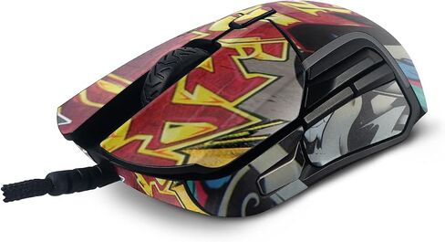 Mayyskins Skin متوافق مع Steelseries منافس 5 ألعاب الماوس - Graffiti Wild Styles | غلاف الالتفاف الواقي ، الدائم ، والفريد من نوعه | من السهل تطبيق وتغيير الأنماط | صنع في الولايات المتحدة in Saudi Arabia