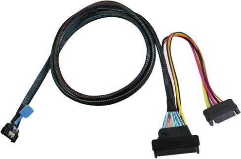 MCIO 38P إلى U.3 Cable ، L: 100 سم PCIE 5.0 in Kuwait
