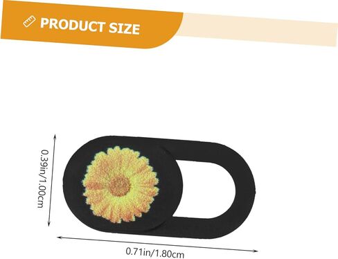Vaguelly 3pcs Webcam Privacy Lens Protectors Thin Flower Pattern for Laptop Desktop and Self-Adhesive Webcam for Enhanced Privacy in Saudi Arabia