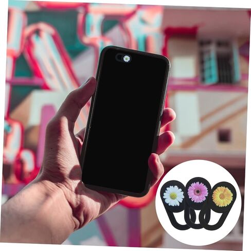 Vaguelly 3pcs Webcam Privacy Lens Protectors Thin Flower Pattern for Laptop Desktop and Self-Adhesive Webcam for Enhanced Privacy in Saudi Arabia
