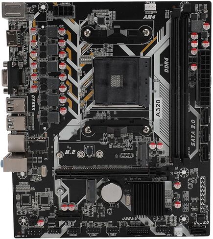 AM4 Motherboard ، فتحة PCI E 16x Gen 3.0 ، M.2 Port ATX ، للألعاب ، مع بطاقة صوت القناة USB3.0 in Kuwait