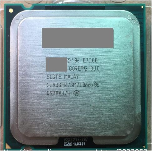 c 2 Duo E7500 Processor .93GHz/ 3M /1066MHz Desktop LGA775 CPU in Saudi Arabia
