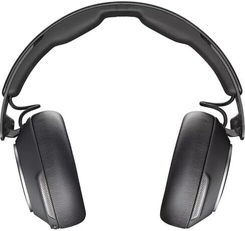 Poly (Plantronics Voyager Surround 80 UC Noise-Canceling Wireless Over-Ear Headset (8G7T9AA) Bundle Including: P-Bank Battery, Goby Labs Headphone Cleaner, Headphone Stand, Fiber Cloth in Saudi Arabia