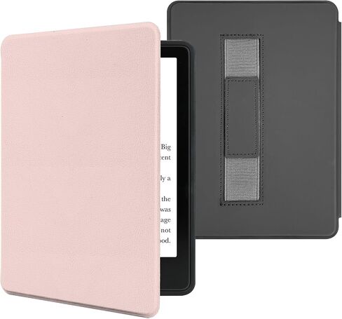 Morock Slim Case لـ 6 "Kindle Paperwhite 10th Generation 2018 الإصدار (الطراز رقم PQ94WIF) ، غطاء جلدي خفيف الوزن مع حزام يدوي ، حالة الاستيقاظ/النوم التلقائي لقارئ Amazon E ، Khaki Leopard Print in Kuwait