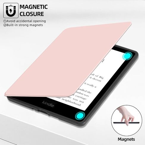 Morock Slim Case لـ 6 "Kindle Paperwhite 10th Generation 2018 الإصدار (الطراز رقم PQ94WIF) ، غطاء جلدي خفيف الوزن مع حزام يدوي ، حالة الاستيقاظ/النوم التلقائي لقارئ Amazon E ، Khaki Leopard Print in Kuwait