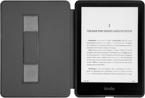 Morock Slim Case لـ 6 "Kindle Paperwhite 10th Generation 2018 الإصدار (الطراز رقم PQ94WIF) ، غطاء جلدي خفيف الوزن مع حزام يدوي ، حالة الاستيقاظ/النوم التلقائي لقارئ Amazon E ، Khaki Leopard Print in Kuwait