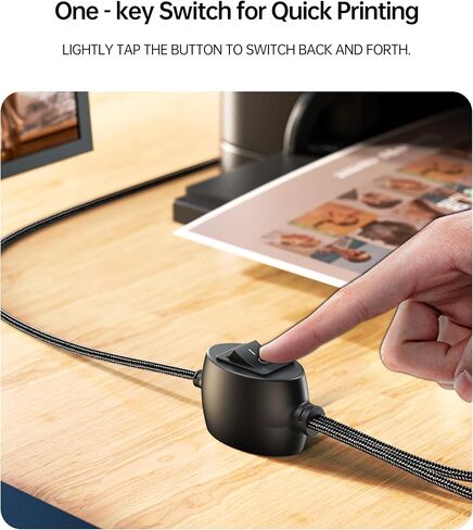 USB 3.0 Male to Male Cable, 1M/3.3FT USB A to A Cord for Data Transfer and Power, Aluminum Shell, Braided USB to USB Cable for Hard Drive Enclosure, Laptop, Cooling Pad, TV Box in Kuwait