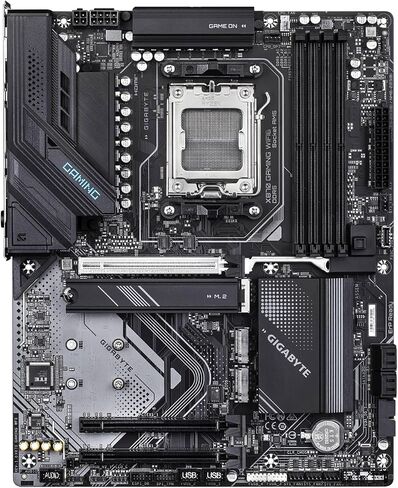 Gigabyte X870 Gaming WiFi6 AMD AM5 LGA 1718 اللوحة الأم ، ATX ، DDR5 ، 3x M.2 ، PCIE 5.0 ، USB4 ، WiFi 6 ، 2.5GBE LAN ، EZ-LATCH ، ضمان 5 سنوات (متجدد) in Saudi Arabia