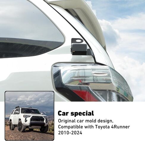 Linskip Heavy Duty CB Antenna Mount Compatible with Toyota 4Runner 2010-2025, Tailgate CB & Whip Bracket for 5th-6th Gen 4Runner Exterior Accessories(Driver Side) in Saudi Arabia