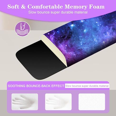 لوحة فأر Lateefah مع راحة معصم ، وسادة الماوس المريحة 3 في 1 ومواد لوحة مفاتيح راحة الهلام Mousepad مع تخفيف آلام المعصم مع المعصم ووسادة الكتابة السهلة للمنزل ، المكتب (Pink Stay Evential) in Kuwait