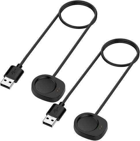 Emilydeals Charger for Amazfit Balance/T-Rex 3, Replacement USB Charging Cable Cord Dock for Amazfit Balance, T-Rex 3 Smart Watch (3.3ft/1m) (2) in Kuwait