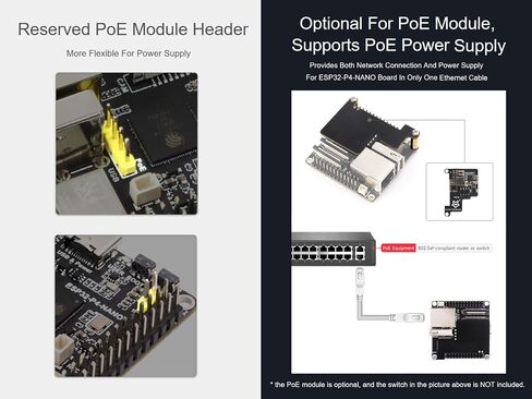 ESP32-P4-NANO Development Board Based on ESP32-P4 Chip with RISC-V Dual-core and Single-core Processors, Onboard MIPI-CSI, MIPI-DSI, USB 2.0 OTG, ETH, SDIO 3.0 TF Card Slot, etc. Interfaces in Saudi Arabia