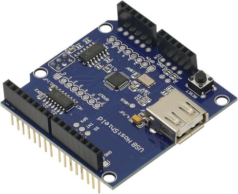 USB Host Shield for Arduino UNO MEGA ADK Compatible for Android ADK DIY MAX3421 Electronic Module Board in Saudi Arabia
