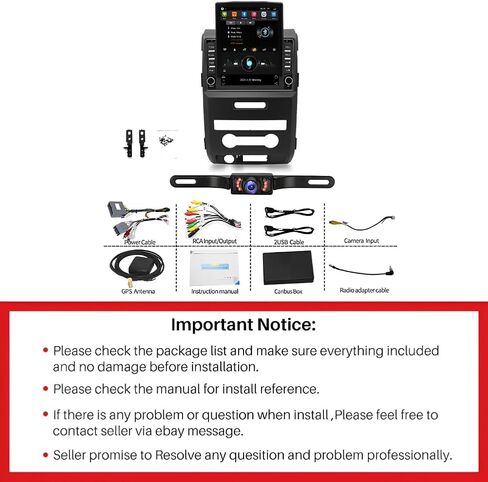 9.7 بوصة Android 13 Car Stereo For Ford F150 2009-2014 Double DIN IPS استقبال راديو شاشة اللمسات مع Carplay اللاسلكي Android Auto المدمج في WiFi GPS الملاحة Bluetooth SWC AHD ، 2+32g in Saudi Arabia