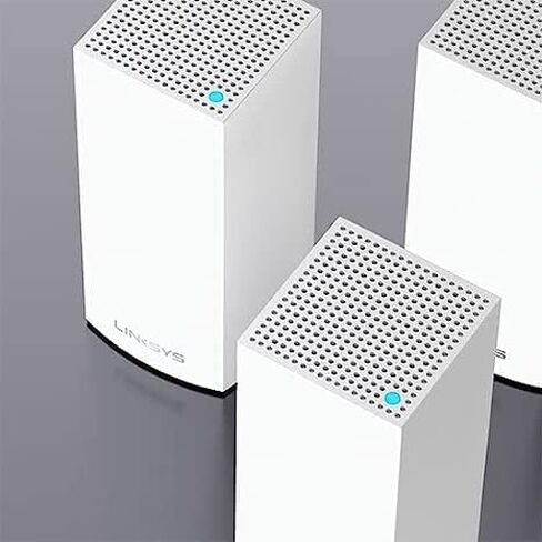 Linksys Atlas WiFi 6 Router Home WiFi Mesh System ، Dual-Band ، 8،100 متر مربع. تغطية FT ، 90+ الأجهزة ، تصل إلى (AX5400) 5.4 جيجابت في الثانية - MX55EC3 -RM2 (متجدد) in Saudi Arabia