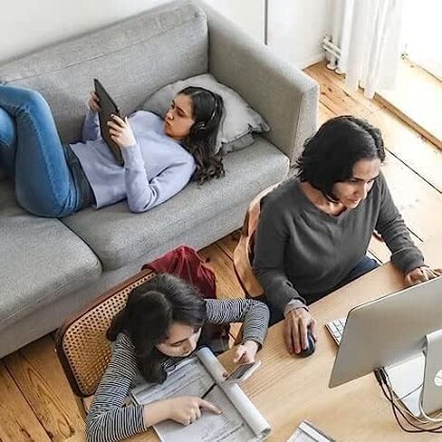 Linksys Atlas WiFi 6 Router Home WiFi Mesh System ، Dual-Band ، 8،100 متر مربع. تغطية FT ، 90+ الأجهزة ، تصل إلى (AX5400) 5.4 جيجابت في الثانية - MX55EC3 -RM2 (متجدد) in Saudi Arabia