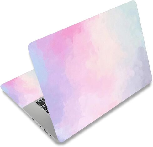 Laptop Skin Sticker Decal 15-15.6 Inches, Universal Reusable Vinyl Sticker for 12.1 13 13.3 14 15.4 Inches Netbook/Notebook PC, Waterproof & Scratch-Resistant (Black) in Kuwait