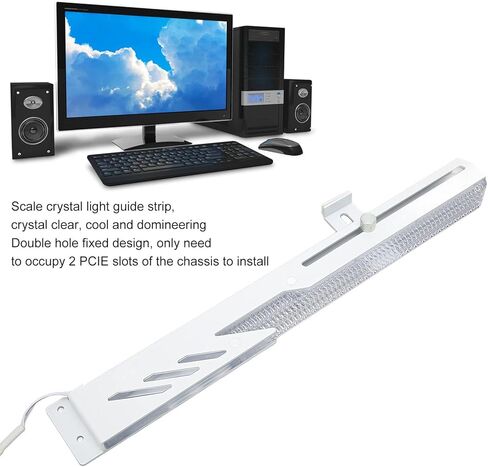 GOWENIC GRAFIC CARD SUPERT GPU BRACE ، GT8 RGB Graphics Card Holder 5V 3 PIN Color RGB Graphics Bracket ، لعمل الألعاب in Saudi Arabia