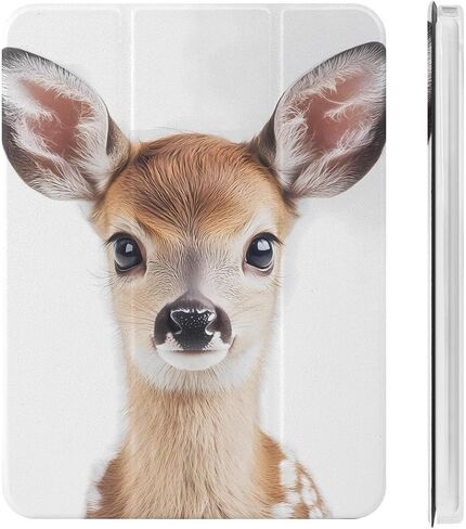 قضية صورة الغزلان مع حامل القلم رفيع الخفيفة الوزن trifold موقف متوافق مع iPad mini 4/5/6 mini6 （8.3in） in Kuwait