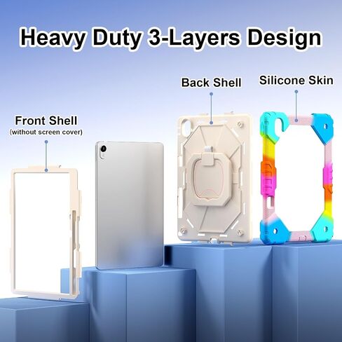 Tablet Travel Case Compatible with Huawei Matepad 11.5 Inch 2023 Rugged Shockproof Rugged Protective Case Kids Friendly 11.5 Inch with Shoulder Strap Support Huawei Mate in Saudi Arabia