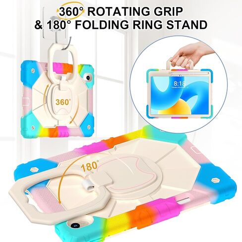 Tablet Travel Case Compatible with Huawei Matepad 11.5 Inch 2023 Rugged Shockproof Rugged Protective Case Kids Friendly 11.5 Inch with Shoulder Strap Support Huawei Mate in Saudi Arabia