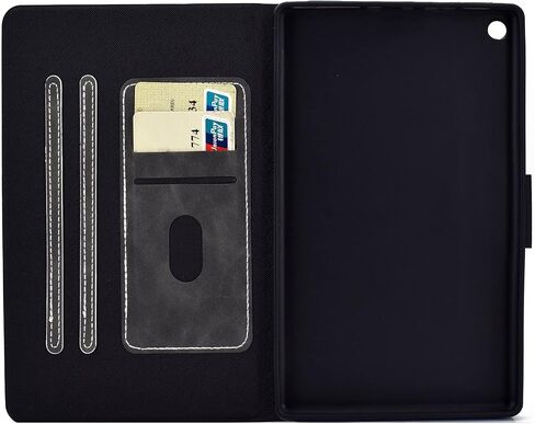 Travel on Tablet Case Compatible with Kindle HD Fire 8 Tablet (7th/8th Generation, 2017/2018 Version) Tablet Case, Folio Cover Multi-Angle View Card View W Slot Auto Sleep/Wak in Saudi Arabia