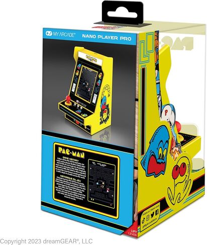 MY ARCADE All-Star Arena Nano Player - 4.5" Fully Playable Portable Mini Arcade Machine with 207 Retro Games, 2.4" Screen Color Display in Kuwait