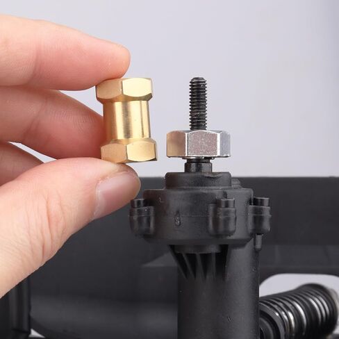 HobbyPark RC Brass Spacers 12mm Wheel Hex Hubs Extenders for 1/10 RC Crawler Axial SCX10 Wheels Extension Hex Drive Adapter (12mm) in Kuwait