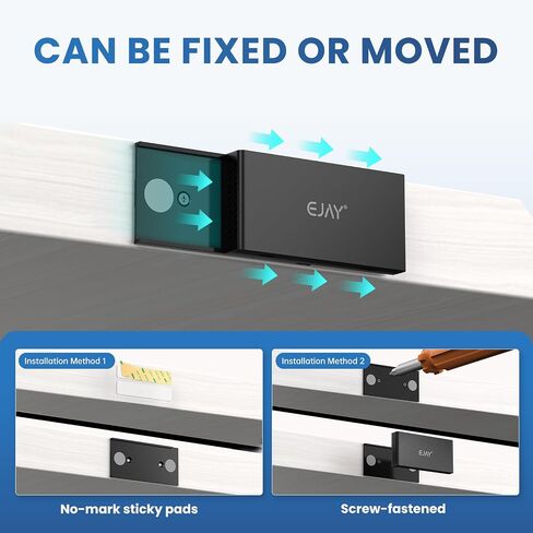 EJAY 10Gbps Magnetic USB-C Hub, 4-Port USB 3.2 Gen2 Data Transfer, Includes Sliding Rail, Screws and Sticky Pads for MacBook Laptop PC, Black in Kuwait