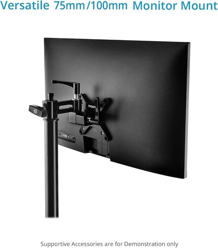 PROAIM Monitor Mount with 5/8" Baby Spigot. for C-Stands & Light Stands. 270° Pan, ±45° Tilt Adjustments. Payload up to 30kg /66lb in Saudi Arabia