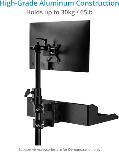 PROAIM Monitor Mount with 5/8" Baby Spigot. for C-Stands & Light Stands. 270° Pan, ±45° Tilt Adjustments. Payload up to 30kg /66lb in Saudi Arabia