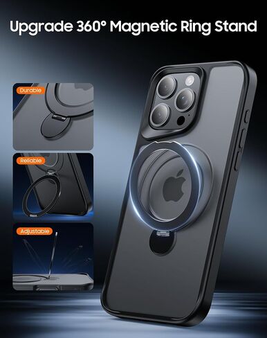 تم تصميمه لحالة iPhone 16 Pro Max ، مع حامل مغناطيسي بزاوية 360 درجة [متوافق مع Magsafe] in Saudi Arabia