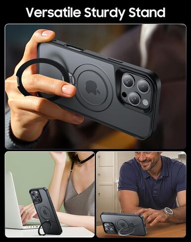 تم تصميمه لحالة iPhone 16 Pro Max ، مع حامل مغناطيسي بزاوية 360 درجة [متوافق مع Magsafe] in Saudi Arabia