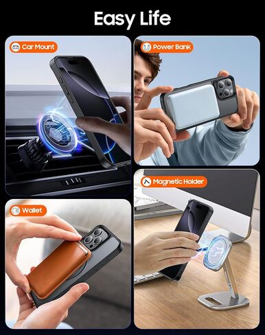 تم تصميمه لحالة iPhone 16 Pro Max ، مع حامل مغناطيسي بزاوية 360 درجة [متوافق مع Magsafe] in Saudi Arabia