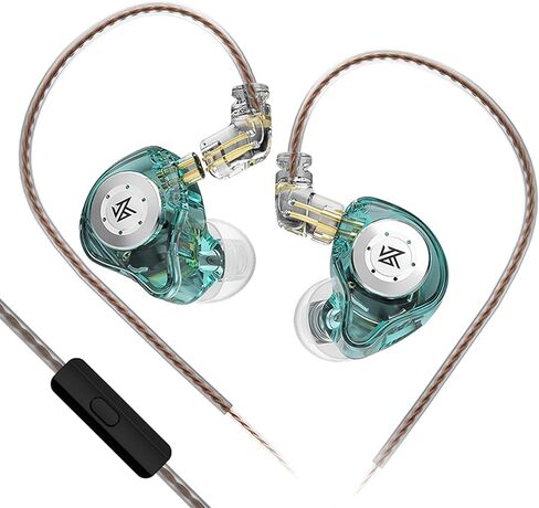 HiFi IEM for Gaming, CCZ MC02 MAX Gaming Earbuds, Clear Bass Sound Wired Gaming Ear Buds, 10mm Dual-Magnet Dynamic Driver in Ear Headphone for School Students Computer Phone (Without mic, Black Gold) in Kuwait