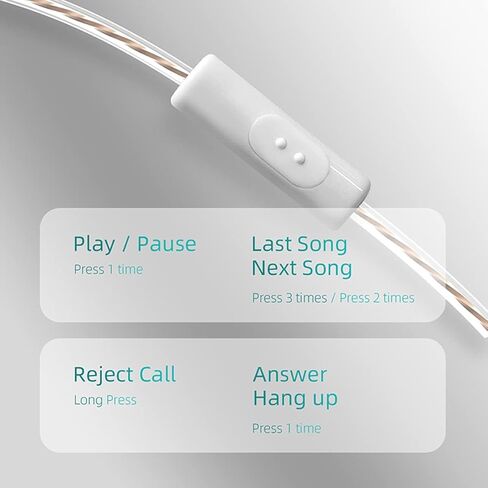 KZ EDX PRO Gaming Earbuds HiFi Deep Bass in Ear Monitors with 1DD, IEM for Gaming Wired IEM Earphones Headphone with New 10mm Dynamic Driver Detachable Cable for Video Music Church (Black, with mic) in Kuwait