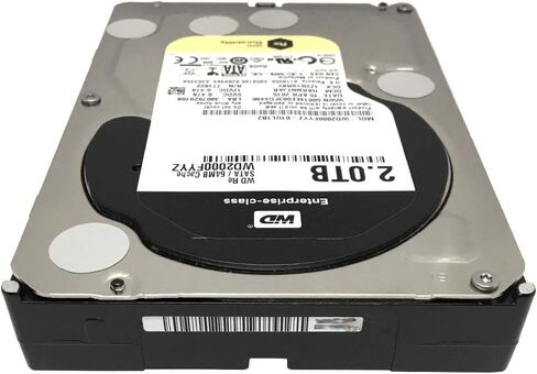 محرك الأقراص الثابتة للمؤسسة WD RE 2 TB: 3.5 بوصة ، 7200 دورة في الدقيقة ، SATA III ، ذاكرة التخزين المؤقت 64 ميغابايت (WD2000FYYZ) (النموذج القديم) (متجدد) in Saudi Arabia