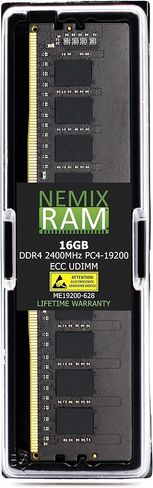 NEMIX RAM 16GB (1X16GB) DDR4 2400MHZ PC4-19200 2Rx8 1.2V CL17 288-PIN ECC UDIMM Compatible with Dell PowerEdge T30 Unbuffered Memory in Saudi Arabia