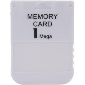 بطاقة ذاكرة POMOMEA Game Console 1MB لـ PS1 عالية السرعة لعبة 1 ميجا ، وحدة التحكم في ألعاب الفيديو ، لبطاقة الذاكرة البديلة لنظام الألعاب (2 قطعة) in Kuwait
