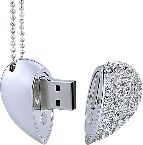 128 جيجا بايت محبة قلب مجوهرات USB فلاش محرك الأقراص in Saudi Arabia